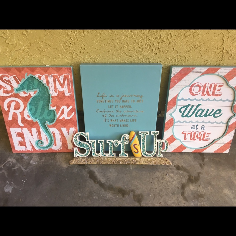 Beach-Themed Wall Art Bundle!